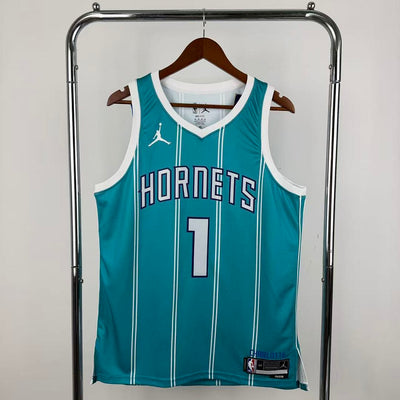 2026 Charlotte Hornets Blue NBA Jersey No. 1 BALL
