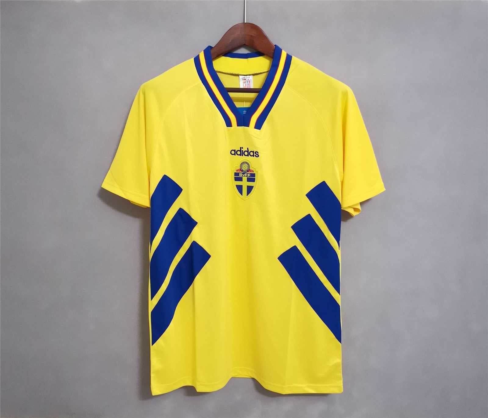 1994 Sweden home yellow retro shirt tm