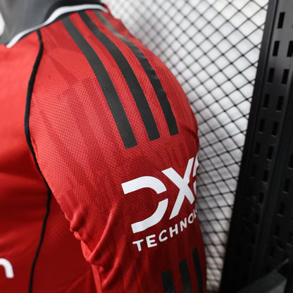 25-26 Manchester united home long sleeve jersey