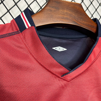 2002 England Away Retro Jersey (Double-sided) tm