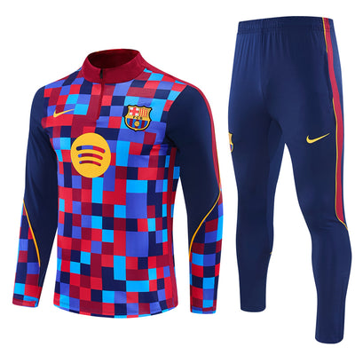 26-27 Season Barcelona Red-Blue Color Football Sweater Set