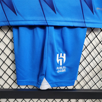 23-24 Al Hilal Home kids Size 16-28 Soccer Jerseys tm
