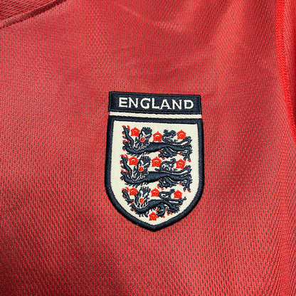 2002 England Away Retro Jersey (Double-sided) tm
