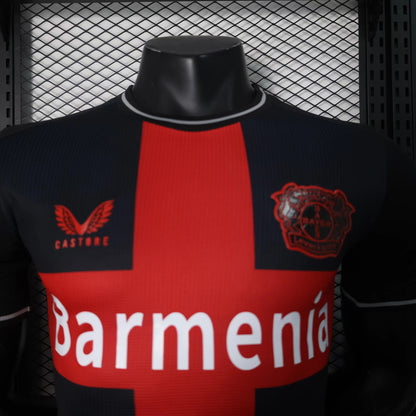 24-25 Leverkusen home player version jersey tm