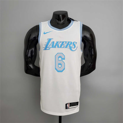 2021 James#6 Lakers Retro White tm