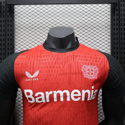 24-25 Leverkusen home player version jersey tm