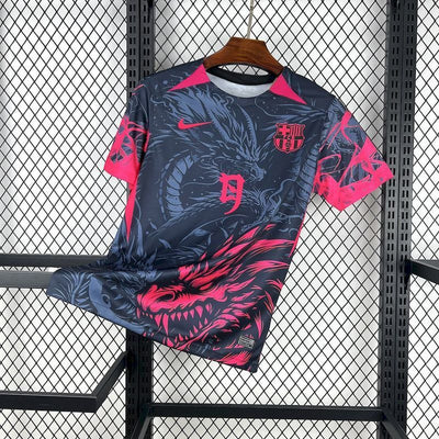25-26 BAR dark blue and pink Dragon special Jersey