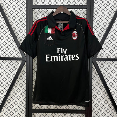 12-13 AC MILAN away black retro jersey tm