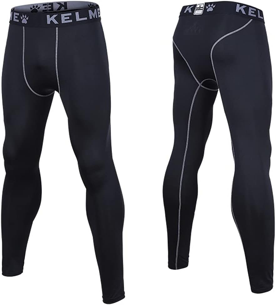 KELME Men's Cool Dry Compression Shirt Long Sleeve – Sports Base Layer  – Thermal Undershirt Athletic Workout Cold