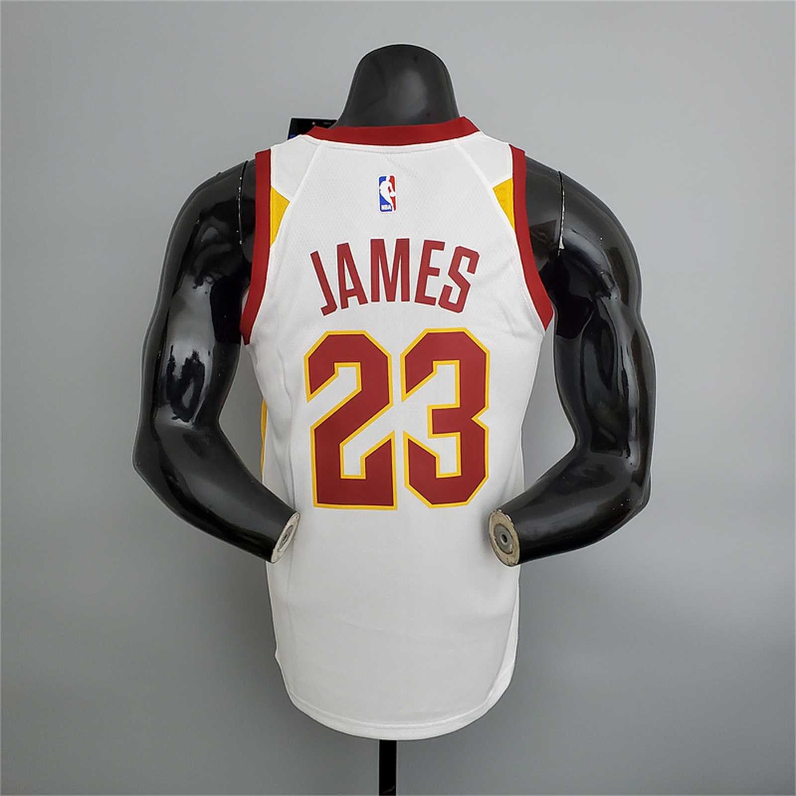 Cavaliers James #23 White