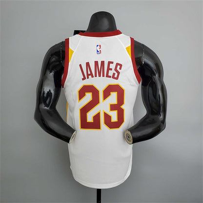 Cavaliers James #23 White