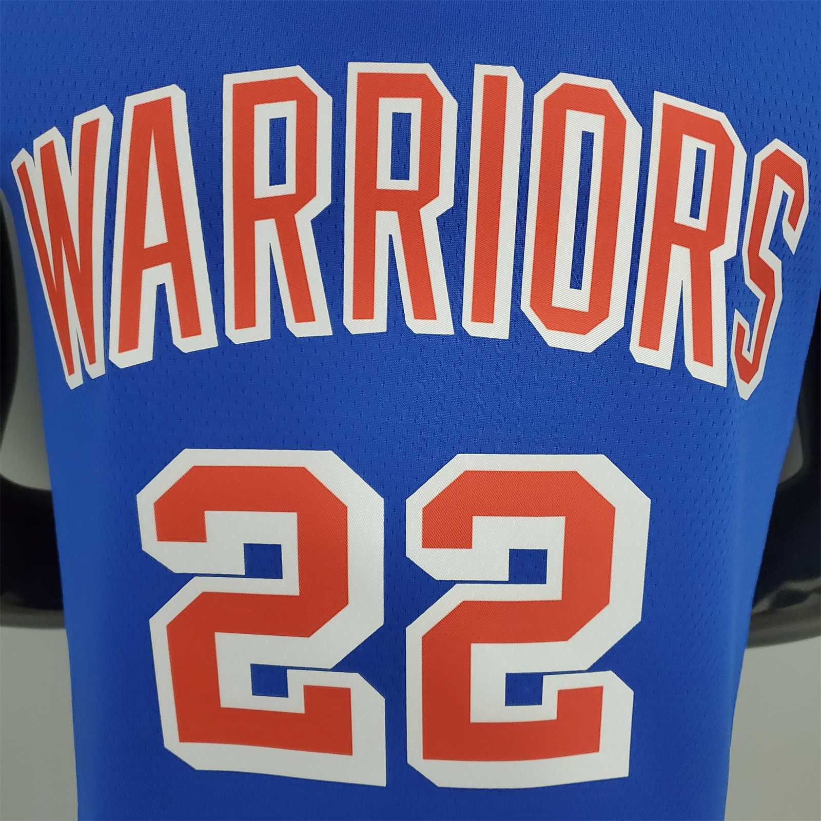 WIGGINS#22 75th Anniversary Warriors Blue
