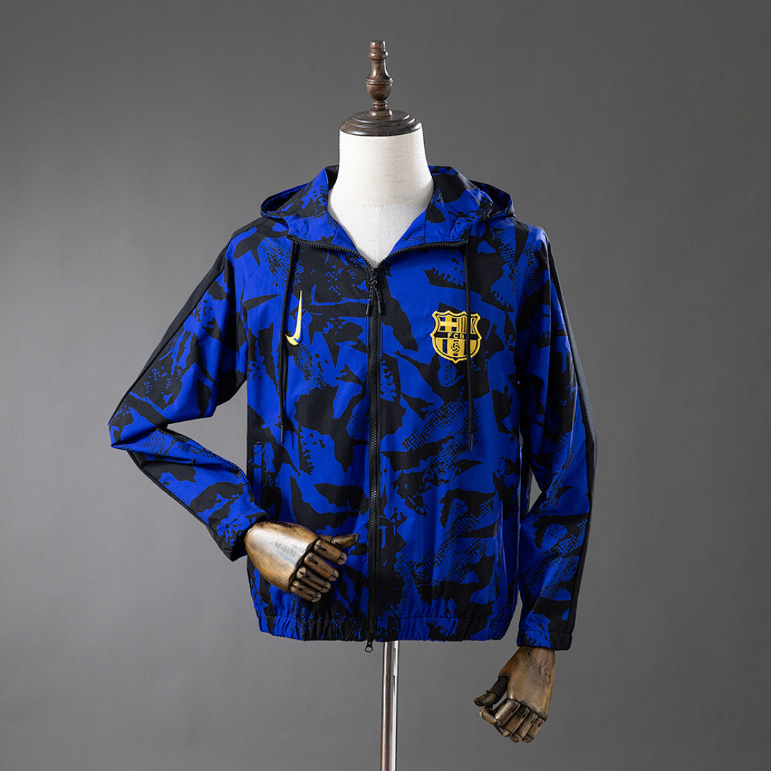 Barcelona 2025/26 Blue windbreaker