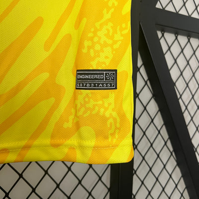 2024 France yellow goalkeeper jersey