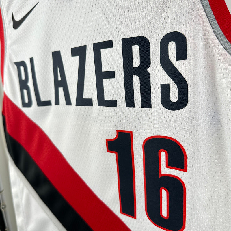 Portland Trail Blazers White No. 16 YANG