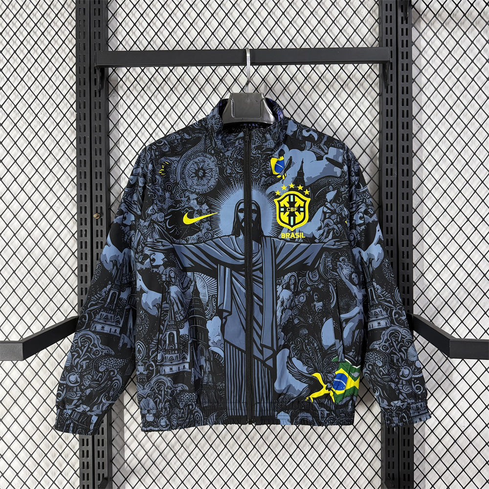 Brazil Jesus Edition Reversable Windbreaker