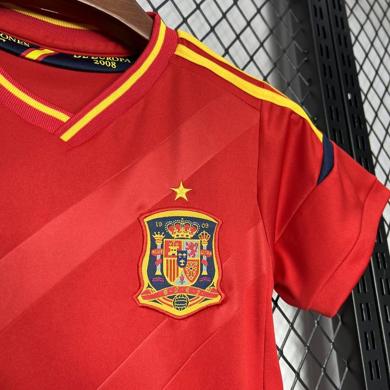 2012 Spain home retro kid kit tm