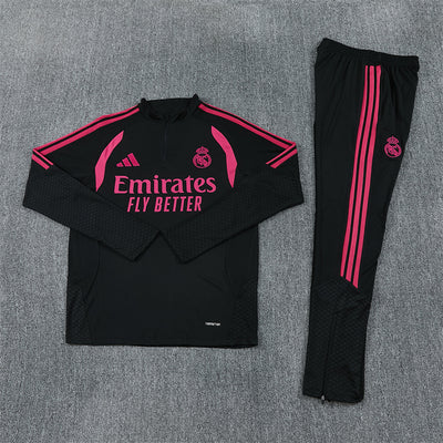 26-27 Season Real Madrid Red-Black Color Football Sweater Set