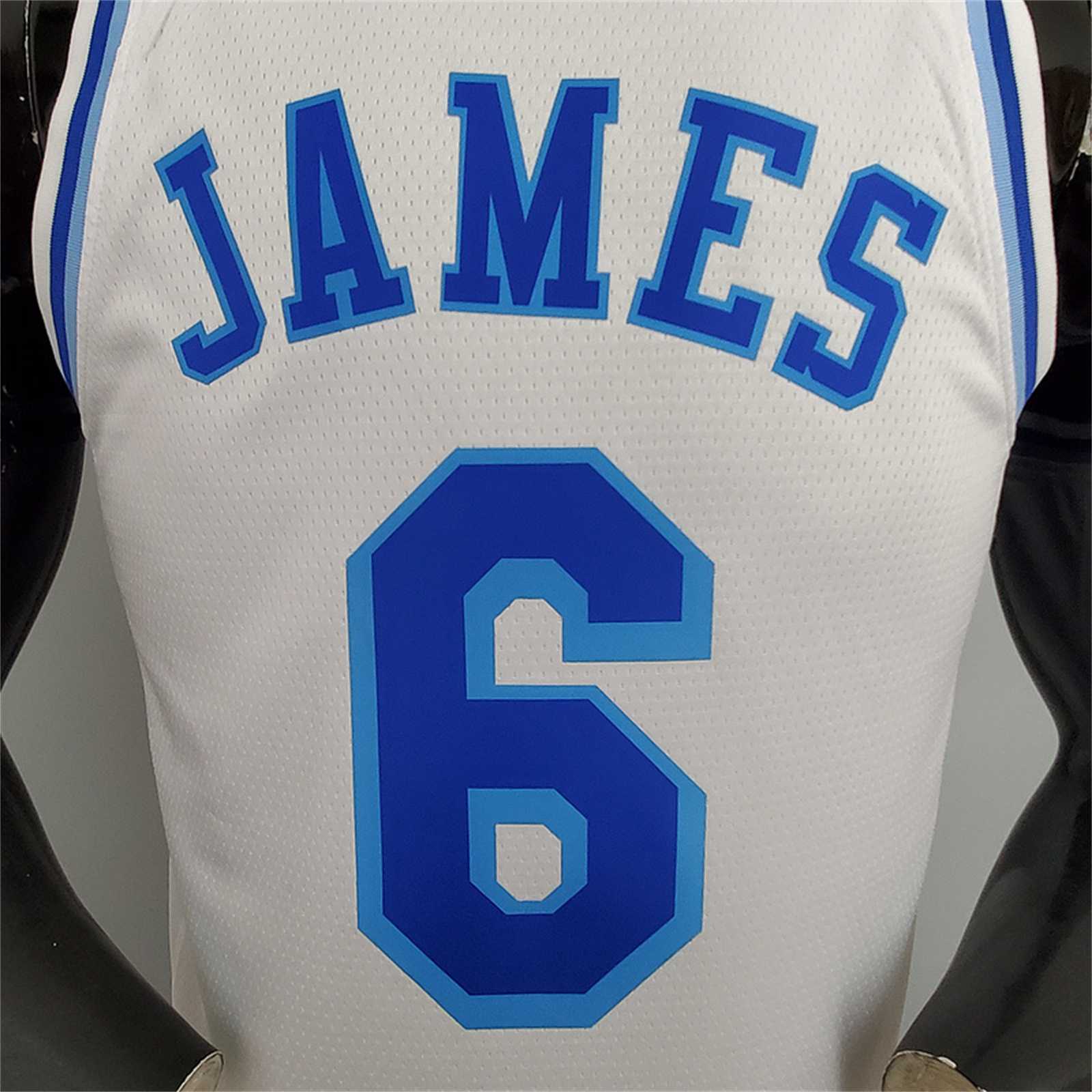 Lakers James#6 Latin Night (High Head) White