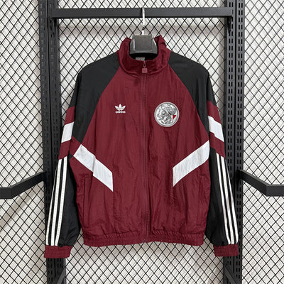 Ajax Burgundy Windbreaker
