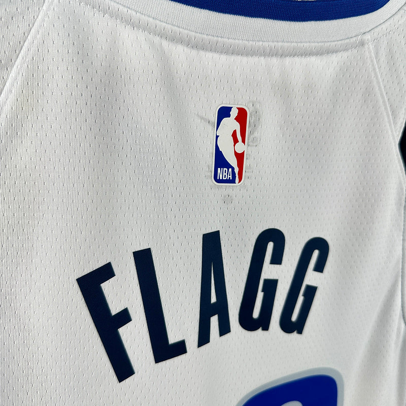 Dallas Mavericks 2023 White FLAGG #32