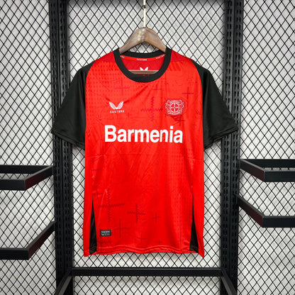 24-25 Bayer 04 Leverkusen home soccer jersey