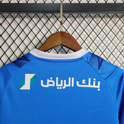 23-24 Al Hilal Home kids Size 16-28 Soccer Jerseys tm