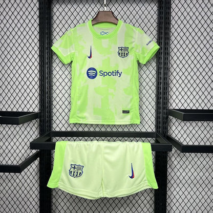 24-25 BARCELONA  third green kid kit