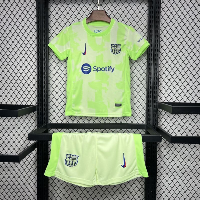 24-25 BARCELONA  third green kid kit