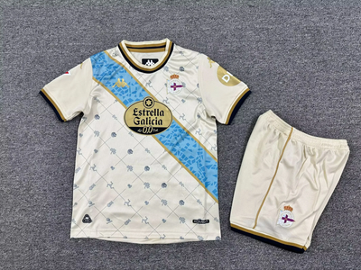 25-26 Deportivo de La Coruna third Away Kid Kit