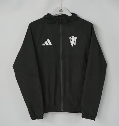 Manchester United Black Windbreaker