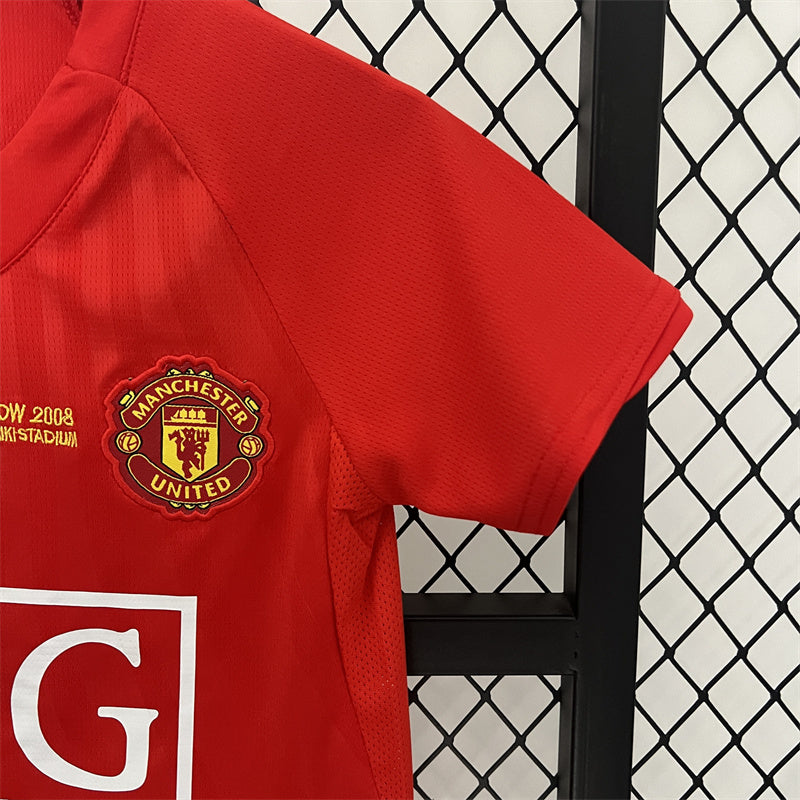 07-08 Manchester United home retro kid kit TM