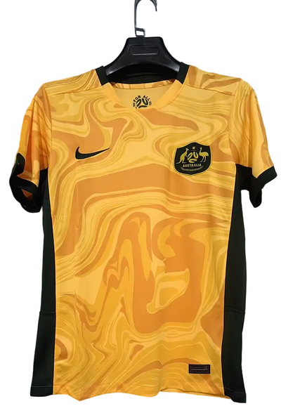 25-26 Australia yellow soccer jersey