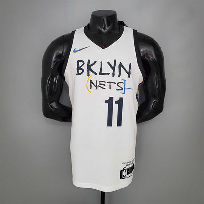IRVING#11 Brooklyn Nets graffiti white