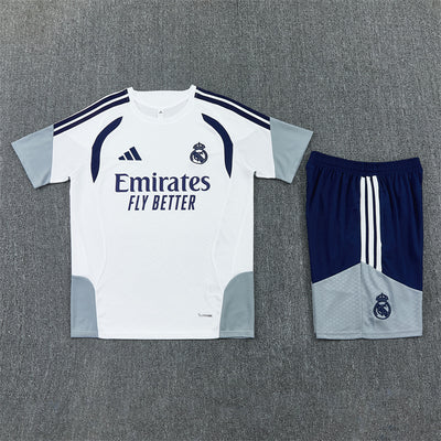 26-27 Season Real Madrid White Color Football Training Suit