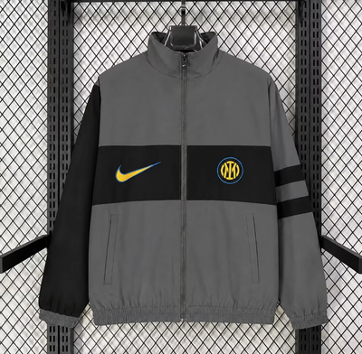 Inter Milan Grey & Black Track Jacket