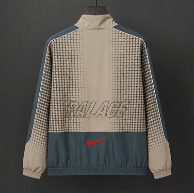 2026 England x Palace Training Khaki Grey Track Windbreaker