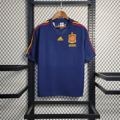 2010 Spain away blue shirt