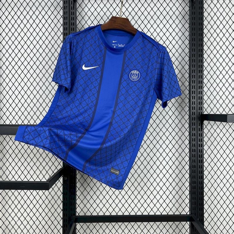 Paris Saint-Germain pre match training blue 2025/2026
