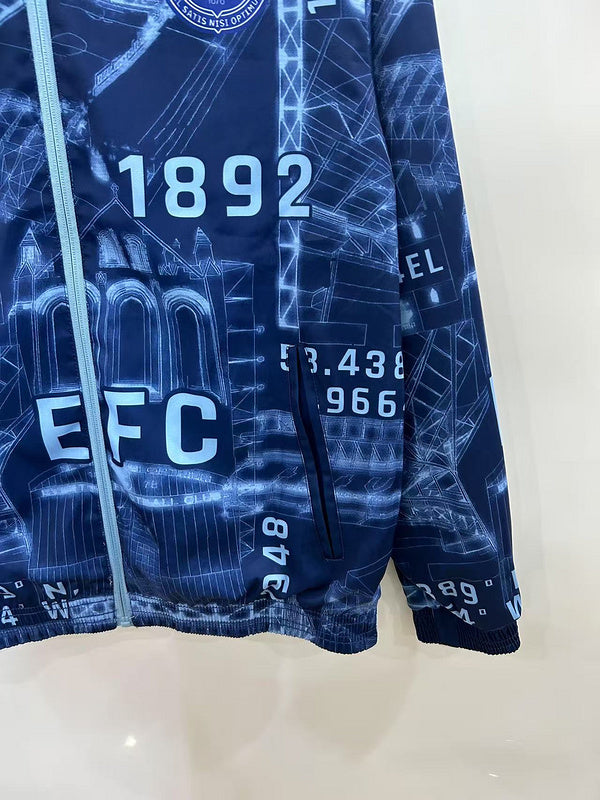 25-26 Everton blue reversible Windbreaker