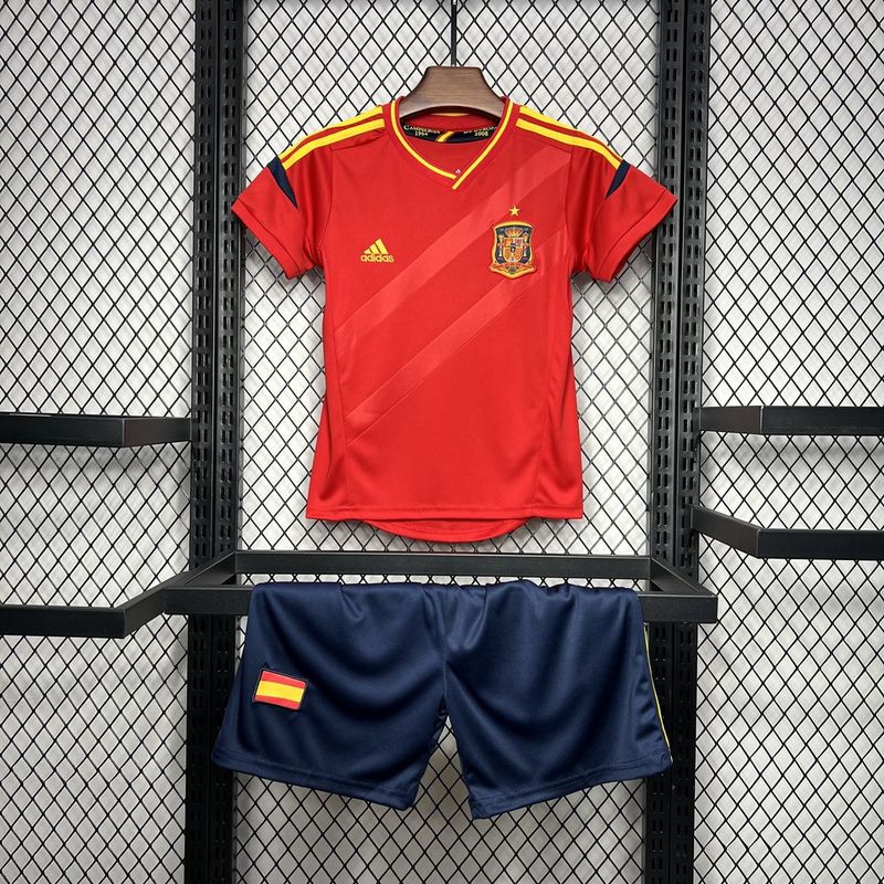 2012 Spain home retro kid kit tm