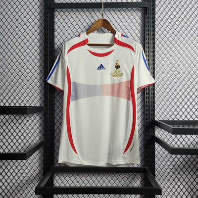 2006 France away white jersey tm