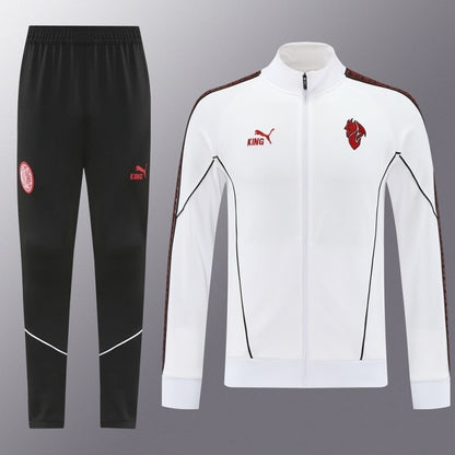 AC Milan 2025/26 White long sleeve Jacket suit