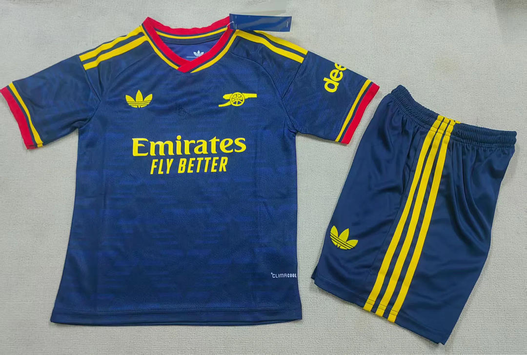 kids kit Arsenal 2026/27 Away soccer jersey size 16-28