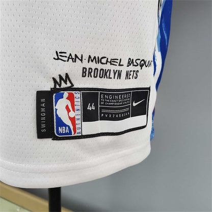 Nets Aldridge #21 graffiti (white)