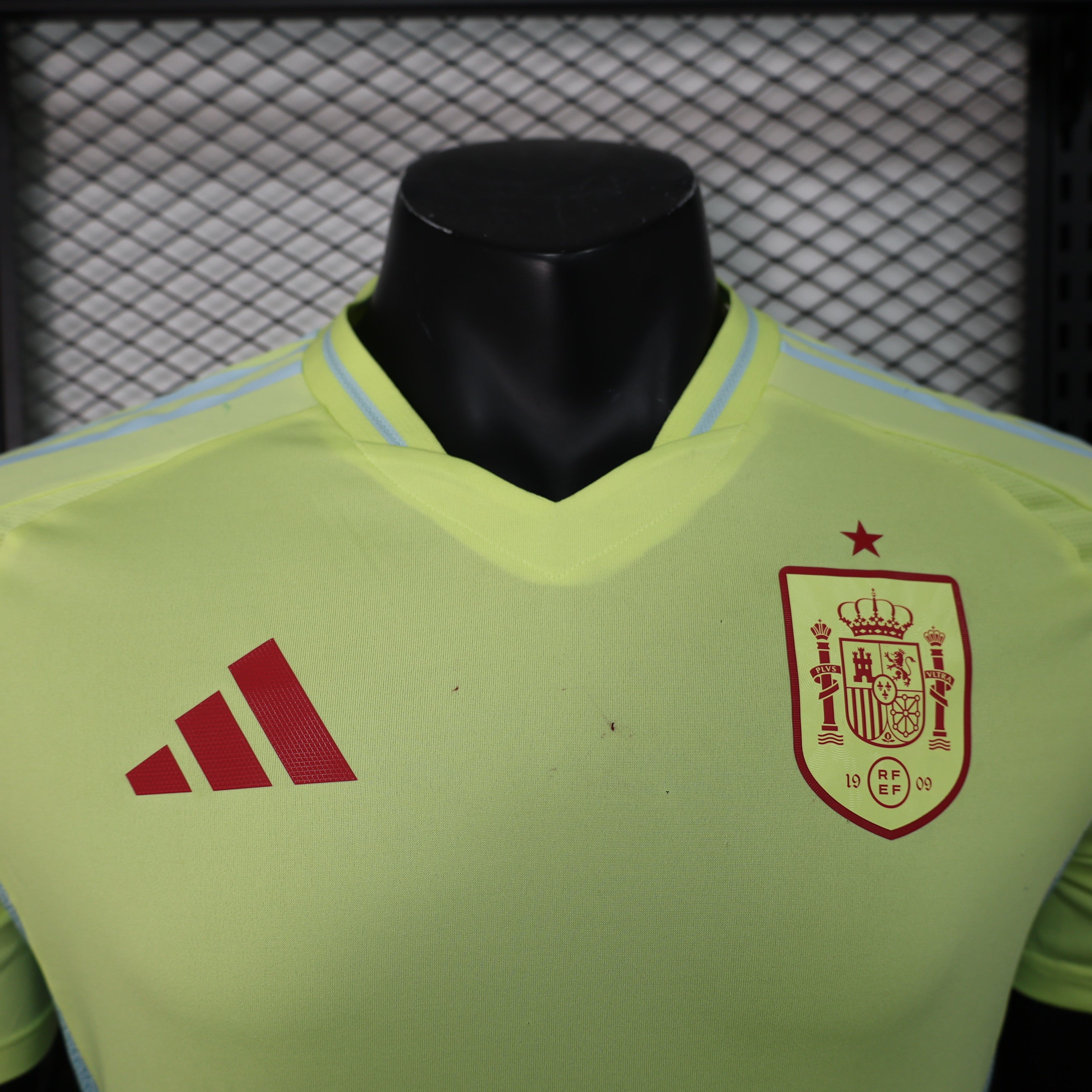 2024 Spain away yellow player version jersey tm
