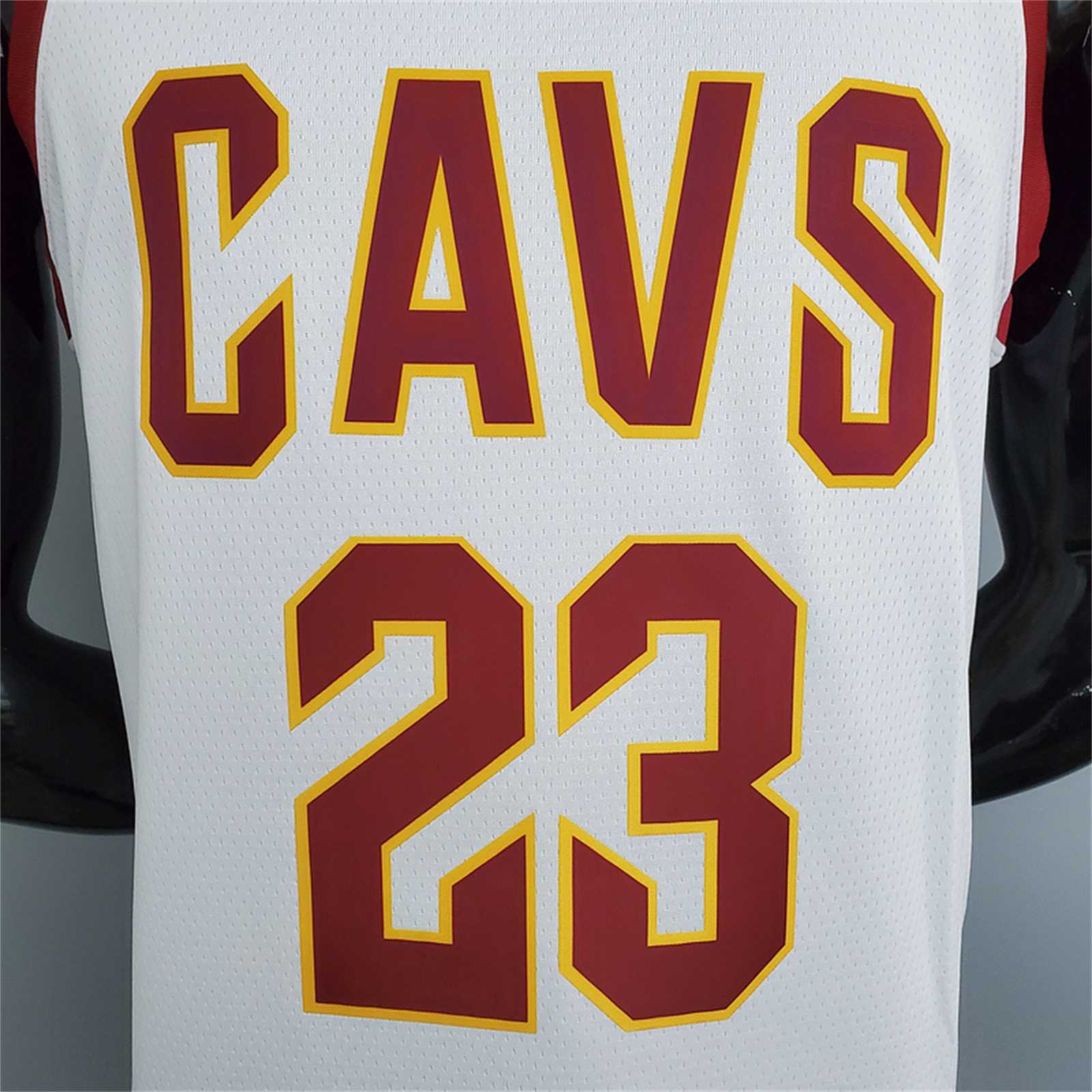 Cavaliers James #23 White