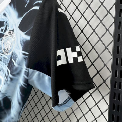 25-26 Manchester City Black and blue concept version Jersey tm