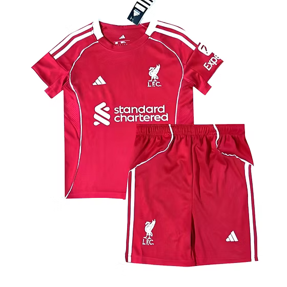 Liverpool Home Kids Kit 2025/2026 tm