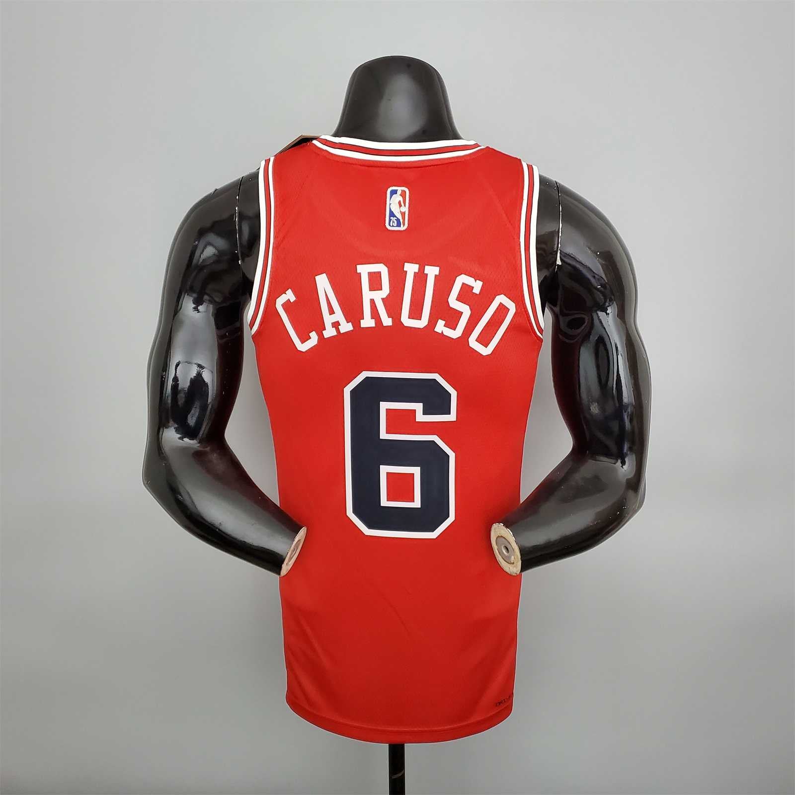 75th Anniversary CARUSO#6 Bulls Red